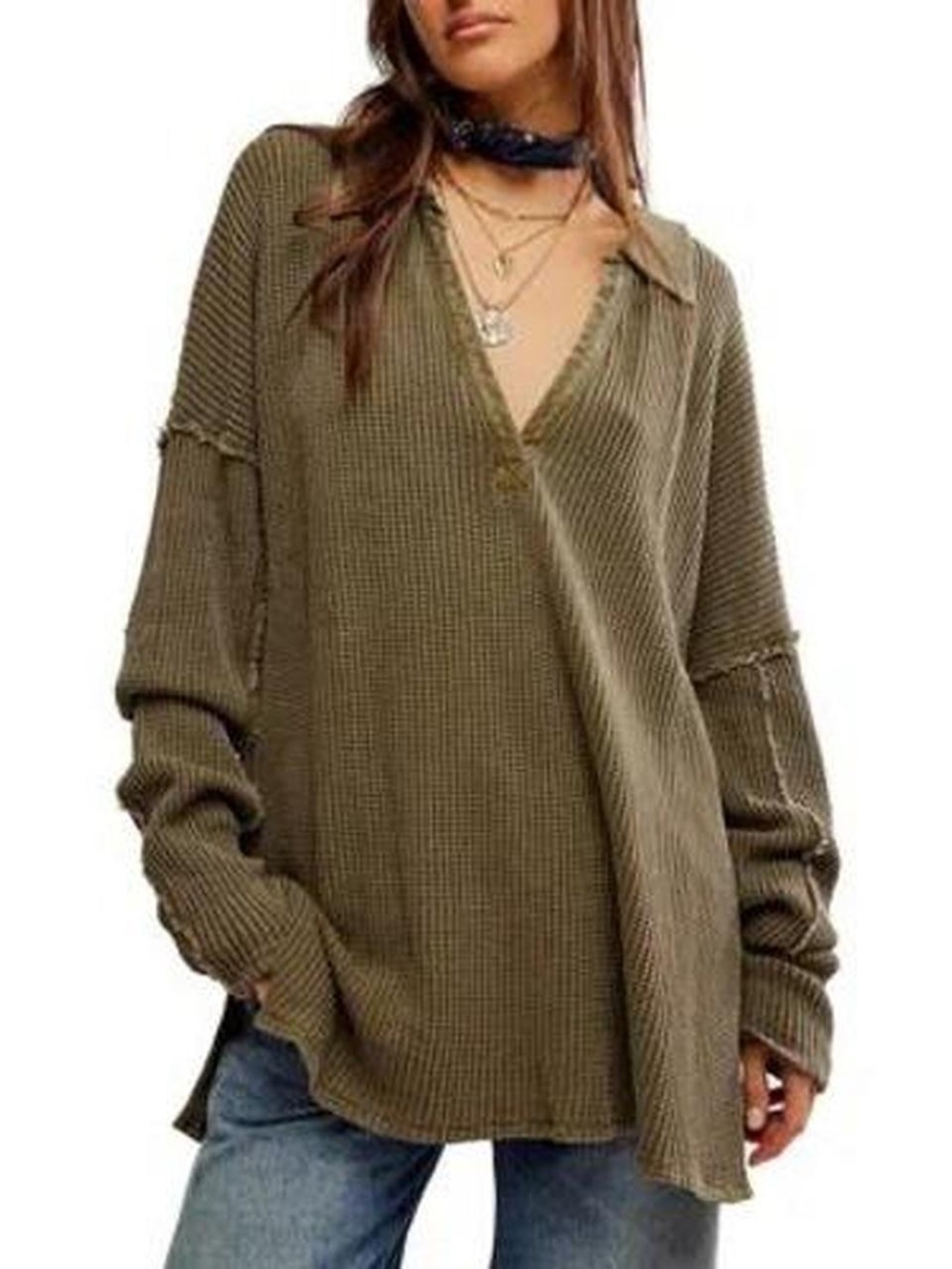 Free People Thermal Polo